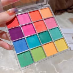Colors Solid Rubbing Powder Nail Pigment Palette Set Gradient Ombre Nail Dust for DIY Nail Art Decoration