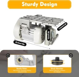 SM-801 Sewing Machine Electric Leather Skiving Thinning Machine Leather Shovel Skin Cutter Skiver Tool + Brushless Servo Motor