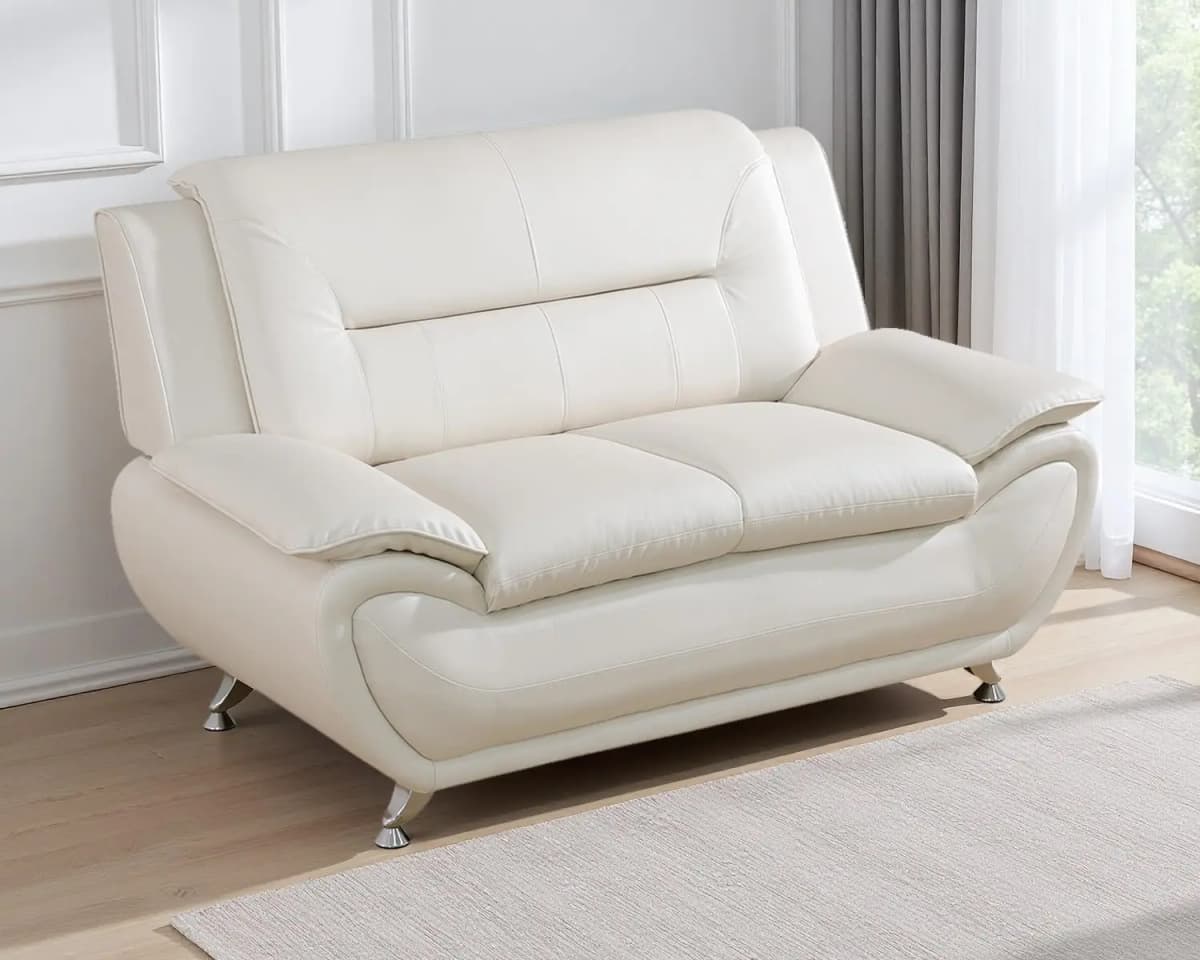 Leather Couch Set,2 Seater Loveseat Sofa for Living Room Furniture Sets,62" Loveseat for Living, Customized