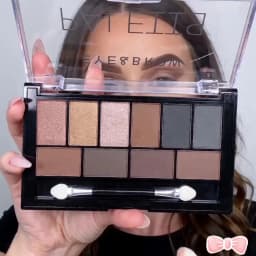 10-Color Eyeshadow Palette Pearlescent Matte Fine Shimmer Earth Tones Long-Lasting & Fall-Out Resistant Highly Pigmented Unisex