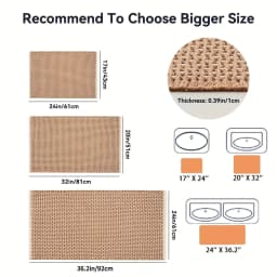 XM-Luvetoria 1pc Waffle Bath Mat Super Absorbent Non-Slip Machine Washable Bathroom Rugs with Quick Dry Ultra Soft Design Boho Farmhouse Decor Rubber Backed for Safety Bath Rug for Bathroom Rug Kitchen Room Bedroom Laundryroom