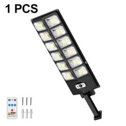 8000W 160000 LM Super Bright Solar Street Lights 1008 LED Solar Lights Outdoor Street Lamp 3 modes IPX65 Waterproof Garden Lighting With Smart Motion Sensor