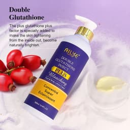 AILKE Double Glutathione PLUS Whitening Skin Care Set, Moisturizing, Reduce Dark Spots, Freckles, Melasma, Hyperpigmentation