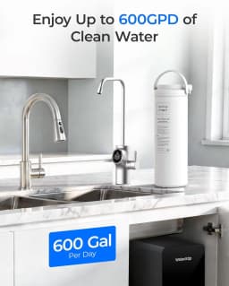 Waterdrop D6RF Filter, Replacement for D6 RO System, 1-Year Lifetime | 6-Stage Filtration
