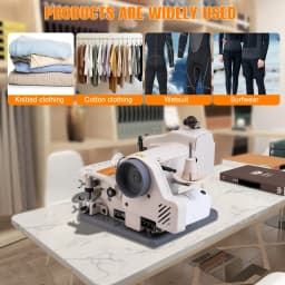 Portable Blindstitch Hem Chain Stitch Sewing Machine 1200 Stitches Per Min For Apparel Tailoring And Alterations