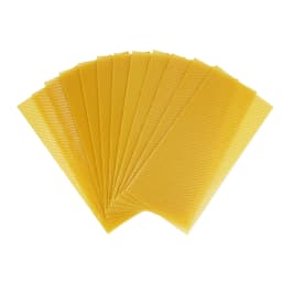 30-Pack Beeswax Foundation Sheets Natural Beeswax Hive Foundations Beekeeper's Starter Kit 7.68x16.34" Beekeeping Sheets for Increased Honey Production