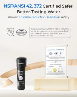 Waterdrop 10UA Under Sink Water Filter System, Reduces PFAS, PFOA/PFOS, Lead, Chlorine, Bad Taste & Odor