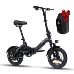Bodywel T16pro 14" Folding E Bike for Adults, 750W Motor, Electric Bicycle Dual Disc Brakes, Electric Bike for Urban Commute