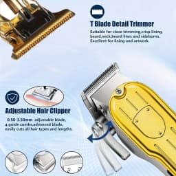 3 in1/1pc Professional Hair Clipper Kit Electric Shaver for Barber Men's Hair Trimmer Electric Shaver Hair Cutting Machine