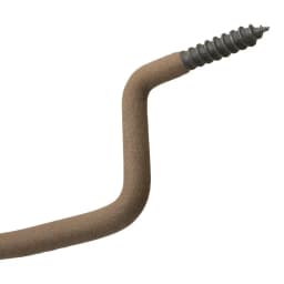 Hunting Hang-on Treestand Screw-in Gear Hanger, Brown, Model 501, Steel 0.25" x 4.5" x 1.5", 0.05 lb