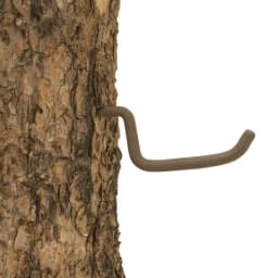 Hunting Hang-on Treestand Screw-in Gear Hanger, Brown, Model 501, Steel 0.25" x 4.5" x 1.5", 0.05 lb