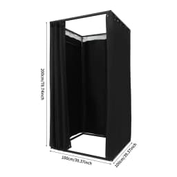 Portable Clothing Store Fitting Room, Curtain Changing Rooms, Private Room Divider, for Fit Room, Clothes Stores 100*100*200cm