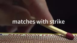USA Free Shipping Smoking Accessories, 3inch Black Matches Bulk Sticks with Striker for Fireplace, Lighters, Candle Lighting