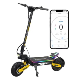 EOEOTWO Electric Scooters 40mph 2400W Dual Motors 52V23AH Battery E Scooter Adult Hydraulic Brake 11'' Off-Road Tires Escooter With APP
