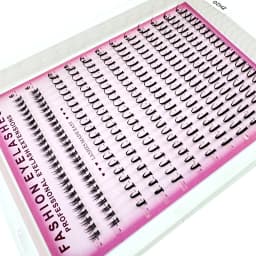 12Rows Bottom&Spiky Lashes Clusters Volume Individual Lashes Cluster Extensions Spikes Lashes Clusters DIY Fairy/Manga Eyelash