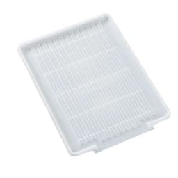 Large Clear Plastic Dish Drying Drain Board, Kitchen Sink Dish Drainer Tray for Countertop Drying
