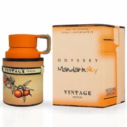 Odyssey. Mandari. n Vintage has a vintage citrus aroma with a fresh orange fruit flavor and woody aftertaste, making it durable and lon.g-lastin.g