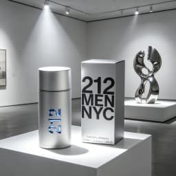 Carolina Herrera 212 Men Eau de Toilette for Men – Woody Floral Musk Fragrance, Perfect Father’s Day Gift, 3.4 fl oz / 100 ml