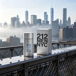 Carolina Herrera 212 Men Eau de Toilette for Men – Woody Floral Musk Fragrance, Perfect Father’s Day Gift, 3.4 fl oz / 100 ml