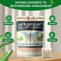 Mosquito Repellent Sachets 20 Pack, Plant-Based Natural Bug Repellent, 30 Days Long-Lasting Protection, 120 Sq Ft Coverage, Non-Toxic Mosquito Deterrent for Yard Patio Garden Camping Outdoor