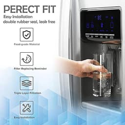 Fast US Shipping NSF Certified Refrigerator Water Filter for Pure Source 3, WF3CB, Genuine, Brand, 706465, 242069601, 242086201