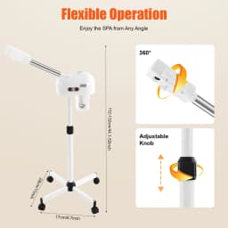 Ozone Facial Steamer Professional Skin Care Equipment for Salon & Home Deep Cleansing & Moisturizing