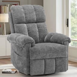 Recliner Chair, Swivel Rocker Recliner Chair for Adults, Small Recliners for Small Spaces, Manual Recliner, Customized