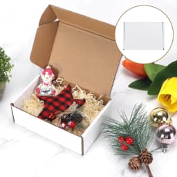 50pcs 6x4x2 Inches Black Small Shipping Boxes, Cardboard Corrugated Gift Mailer Boxes for Packaging Small Business Mailing Prese