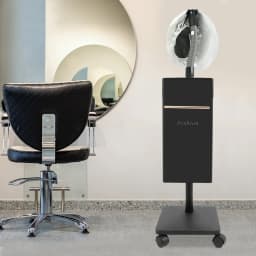 Hair Steamer, Professional Nano Mist Standing Hair Steamer for Deep Conditioning, Color Treatment, Scalp Spa, Hair Care US Plug