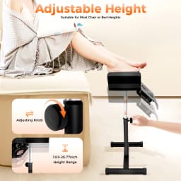 Professional Pedicure Stool Height Adjustable Manicure Chair Beauty Salon Spa Lift Stool Footrest Nail Bench w/Dust Cleaning Fan