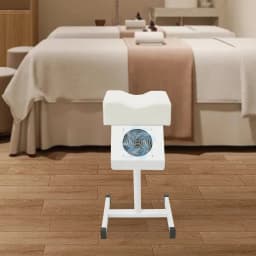 Professional Pedicure Stool Height Adjustable Manicure Chair Beauty Salon Spa Lift Stool Footrest Nail Bench w/Dust Cleaning Fan