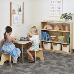 36in Adjustable Shelf Wooden Bookcase Kids Bedroom Classroom Library Storage, Customized