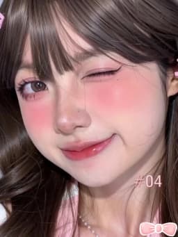 Monochrome Flower Mist Blush Powder Fine Matte Brightens Rouge Natural Nude Powder Pink Trimming Blush Waterproof Easy To Apply