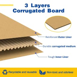 100Pack 6x4x4 Inch Corrugated Shipping Boxes, Small Cardboard Mailers for Packaging, Mailing, Moving, Storage,Small Business Use