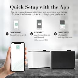 NAMSTE 800ML Fragrance Diffuser Smart Timing Scent Air Machine For Home Hotel Spa HVAC Aroma Diffuser Electric Air Freshener