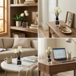 50ml Hilton Shangri-La Hotel Rattan Reed Diffuser Sets Fragrance Home Aromatherapy Air Freshener Fragrance Perfume Essential Oil