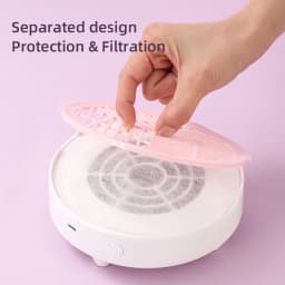 New Mini Nail Dust Collector Extractor Fan Professional USB Powerful Nail Vacuum Cleaner With Remove Paper Filter Nail Equipment