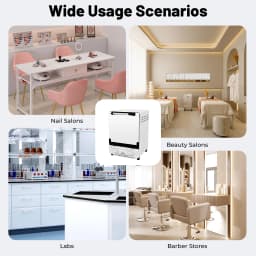 1000W Metal Tool Sterilizer Nail Tool Cleaning Sterilizer Cabinet High Temperature Cleaning Box Dry Heat Sterilizer