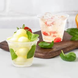 100 Pack Clear Plastic Cups, 9 oz Sturdy & Food Safe Disposable for Wine Cocktail Punch
