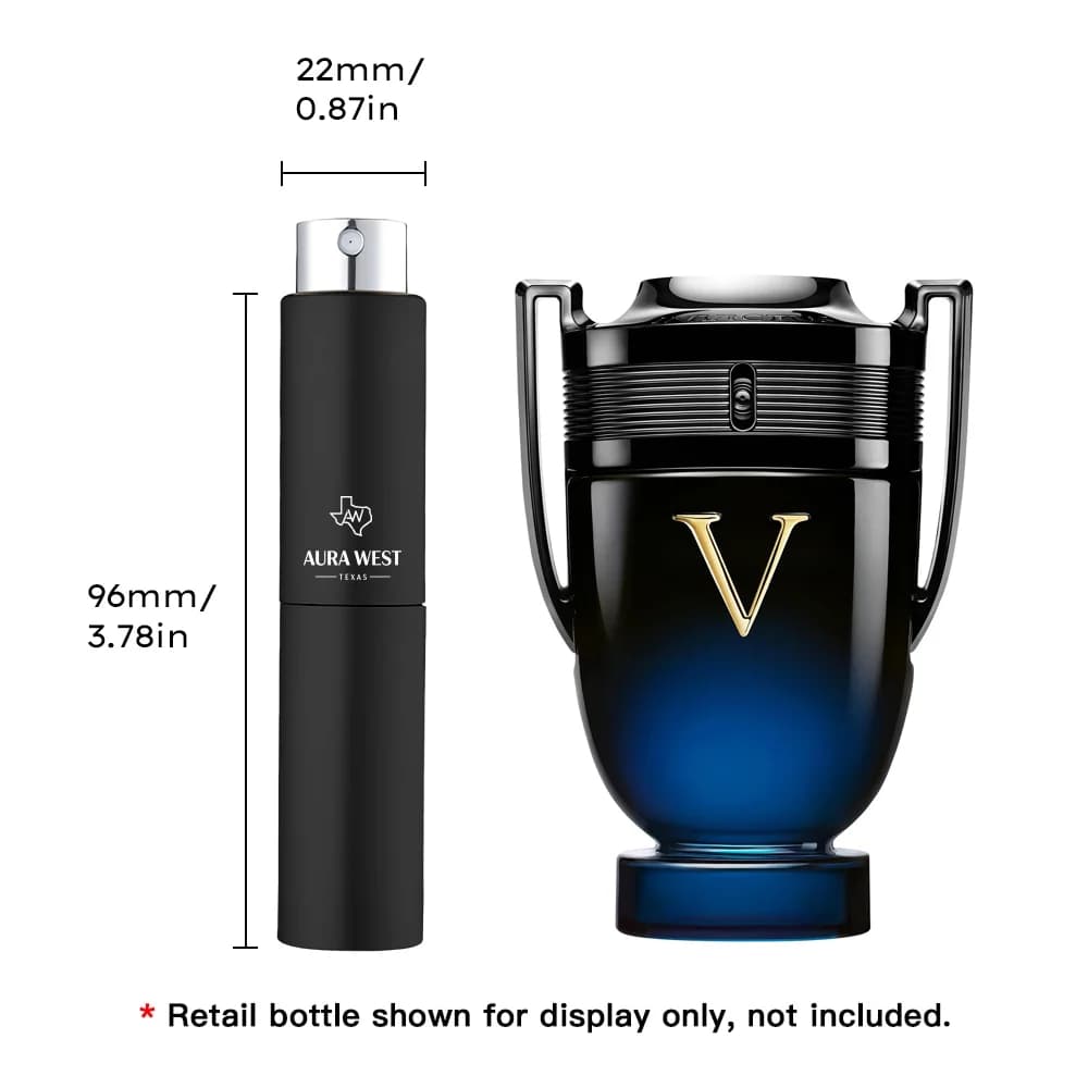 Paco Rabanne- Invictus Victory Elixir Parfum Intense Travel Spray (5ml), Genuine Fragrance Decant, Not Original Bottle, Sample Size