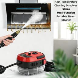 110V High Pressure Steam Cleaner With Multi Nozzles, Portable Handheld Steamer For Kitchen, Car, Bathroom Tile Grout Cleaning