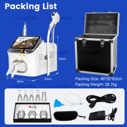 NEW Professional FAC 2 IN 1 Diode Laser 5000w Hair Removal Machine Pico Qswitch ND YAG Tattoo Removal Machine 4 Waves 808NM