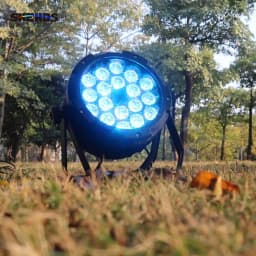 SHEHDS 1pcs LED Aluminum 18X18W Waterpoor/18X12W RGBW/18X18W Par Lighting DMX 512 DJ Disco Stage Light Christmas Decoration