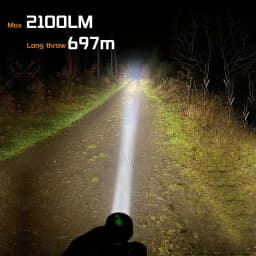 Sofirn IF22A 2100lm Flashlight 21700 Powerful Light SFT40 LED 680M Long Range USB C Rechargeable Charging Throw Torch