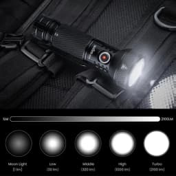 Sofirn IF22A 2100lm Flashlight 21700 Powerful Light SFT40 LED 680M Long Range USB C Rechargeable Charging Throw Torch