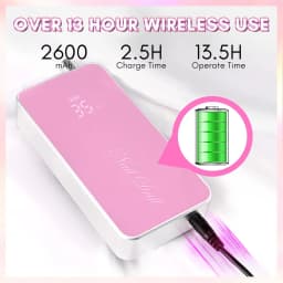Makartt Professional Nail Drill, 35000RPM Rechargeable Efile with Coreless Motor, Nouvella Electric Nail Filer Machine