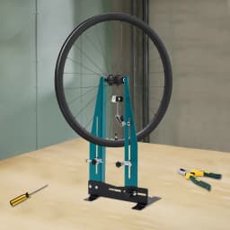 Professional Bike Wheel Truing Stand Adjustable 9-15cm for MTB Road E-Bike Disc Brake 140-180mm DIY Tool Easy Install Portable