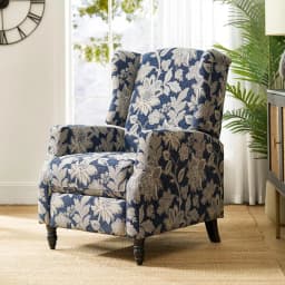 Wingback Upholstered Recliner Chair Push Back Lounge Living Room Home Theater Garden Customized
