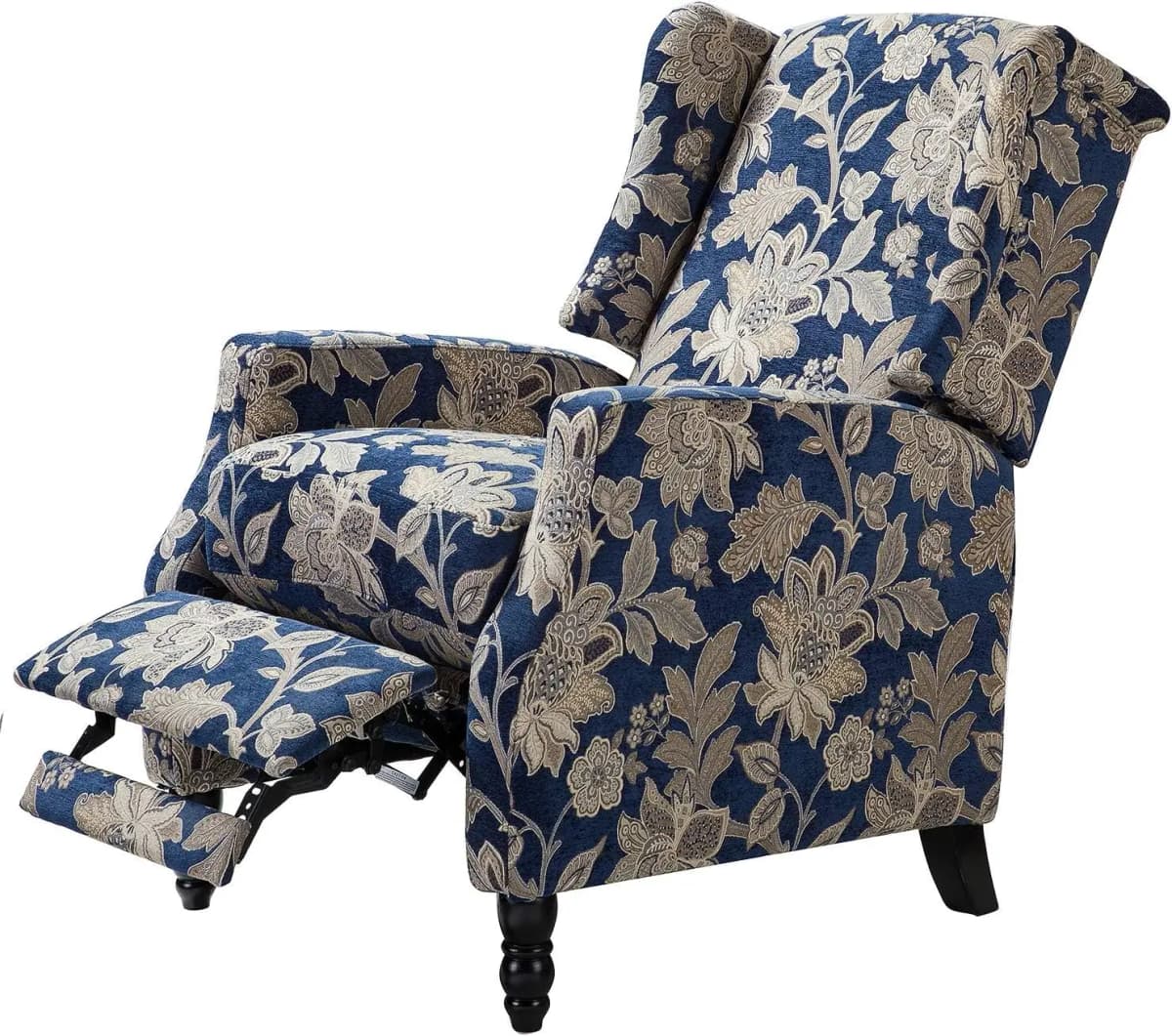 Wingback Upholstered Recliner Chair Push Back Lounge Living Room Home Theater Garden Customized