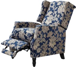 Wingback Upholstered Recliner Chair Push Back Lounge Living Room Home Theater Garden Customized